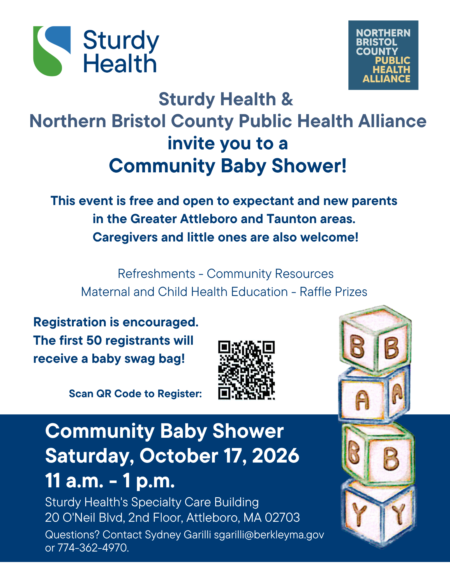 FINAL STURDY Community Baby Shower Flyer 8.27